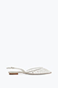 Cinderella Slingback 10 In Weiss