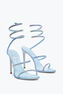 Sandalo Cleo Azzurro Con Cristalli Degradé 105
