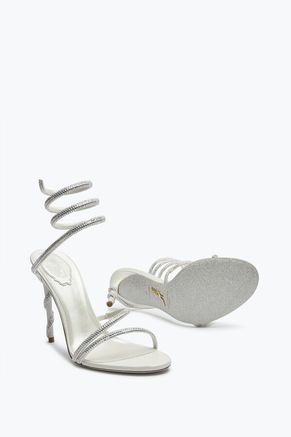 Margot Crystal Ivory Sandal 105