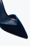 Zapato De Salón Destalonado Margot Azul Oscuro 105
