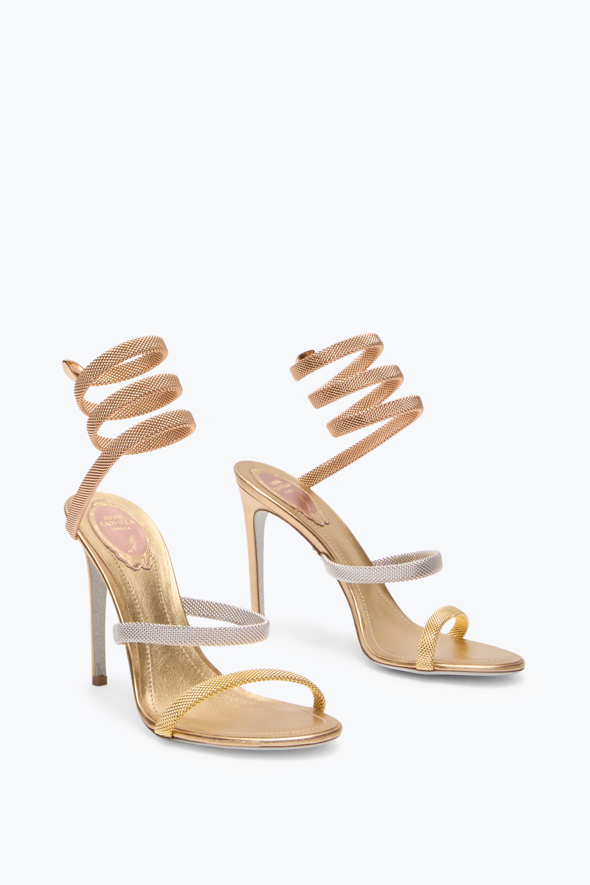 サンダル・ミュール REN CAOVILLA CLEO SANDALS IN VELVET Rene Caovilla® Cleo: jeweled designer sandals