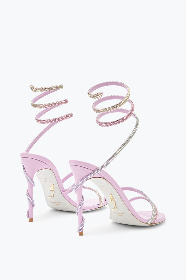 Margot Lilac Sandal With Degrad&eacute; Crystals 105