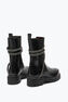 Schwarze Bikerstiefel Cleo Combat