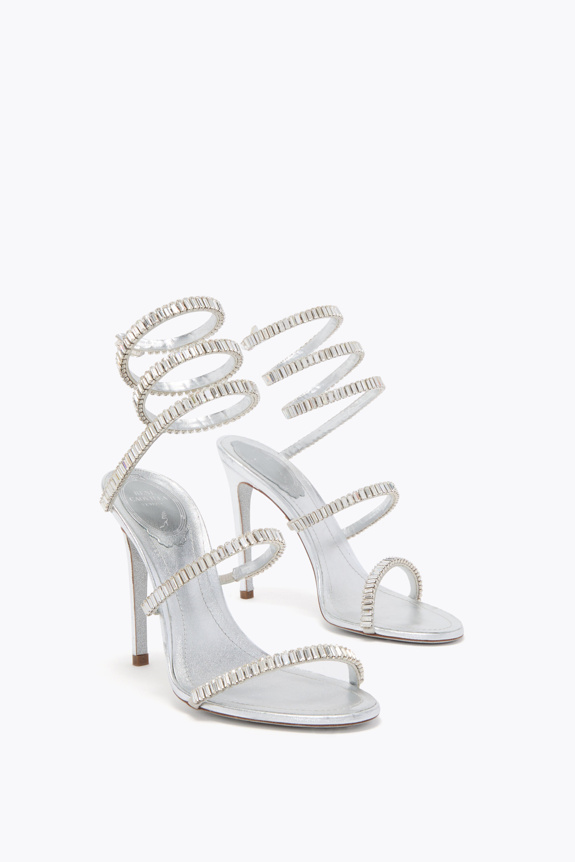Jeweled sandals with crystals and gems | Rene Caovilla®