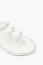 Caterina White Thong Sandal 10