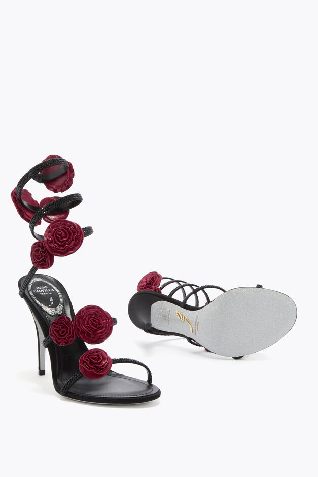 ROSALIA BLACK SANDAL 100
