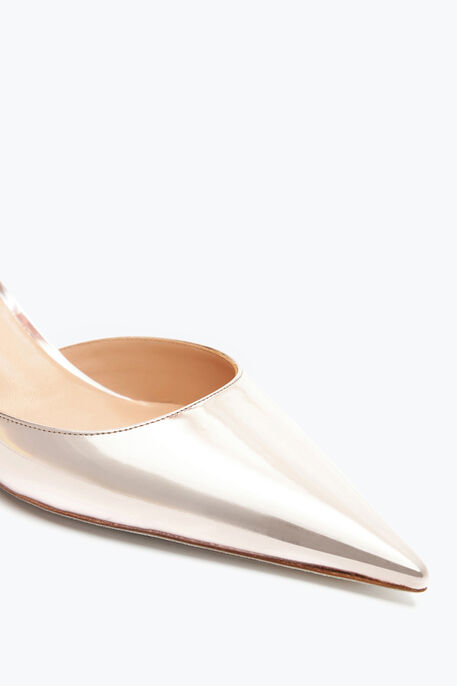 Cleo Rose Gold Pump With Crystals 50 Cleo Rose Gold Pump With Crystals 50