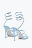 Sandalo Cleo Azzurro Con Cristalli Degradé 105