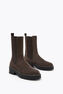 BIKA BRAUN KNÖCHELHOHER STIEFEL MIT KRISTALLEN 50