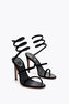 CLEO BLACK VELVET SANDAL 105