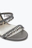 Chandelier Crystal Light Grey Sandal 105