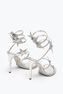 SANDALIA CLEO STAR PLATEADA 105