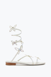 Butterflower Crystal Ivory Sandal 10