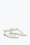 DIANA WHITE SANDAL WITH PEARLS 10