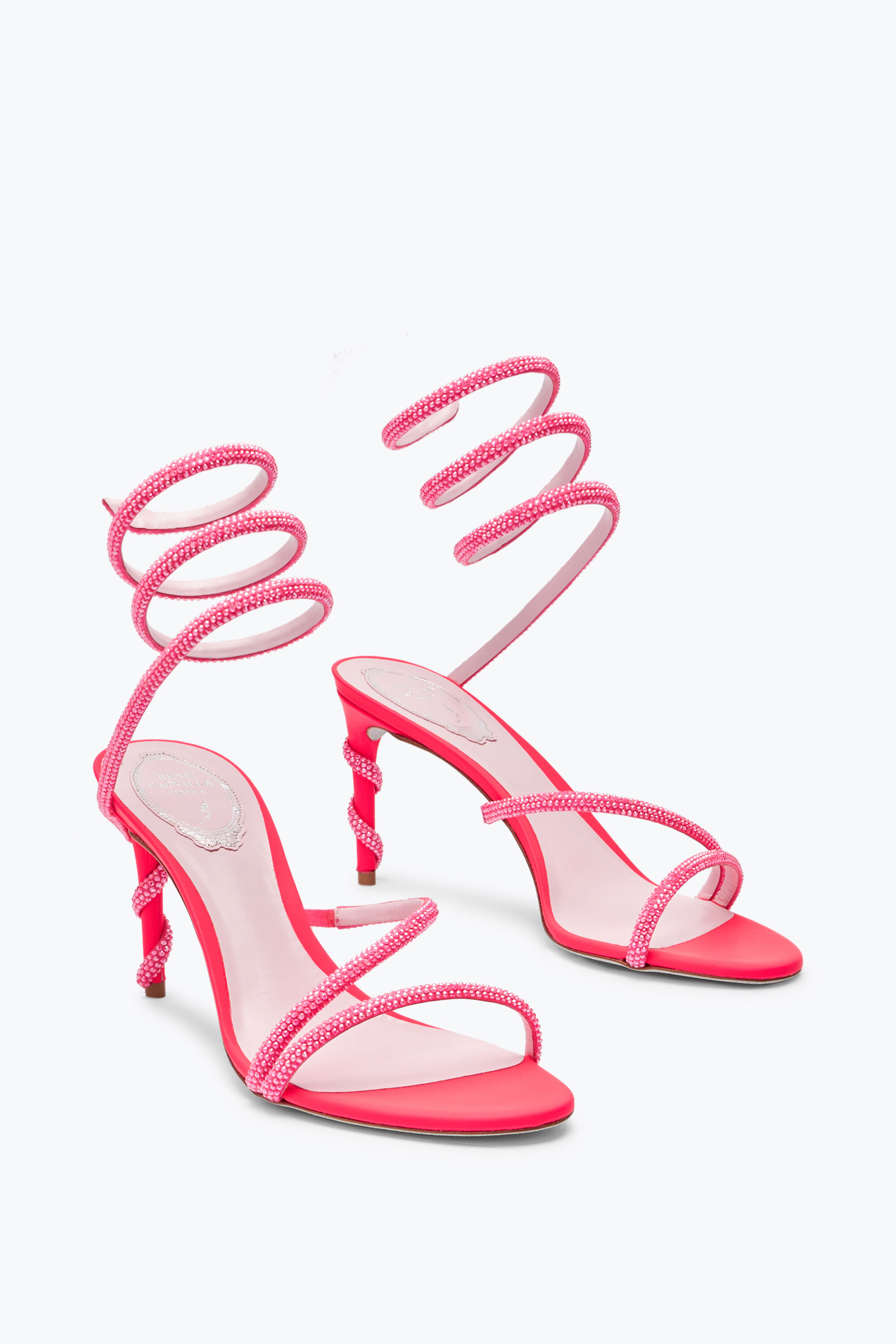 Coral pink sandals online