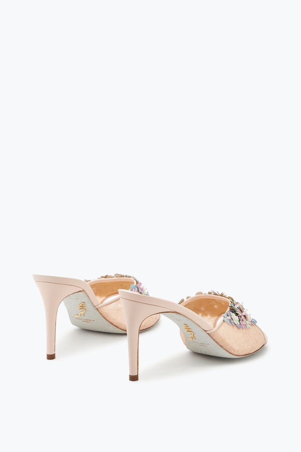 Roxanne Nude Slider Sandal 80