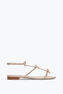 CATERINA NUDE FLAT SANDAL 10