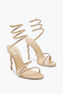 MARGOT CRYSTAL GOLD SANDAL 105