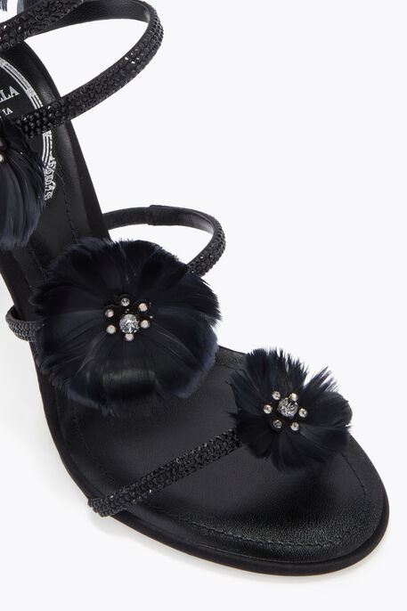 JOLENE BLACK SANDAL 100