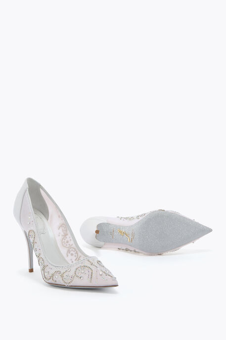 JAHANARA PUMP 100 IN WEISS