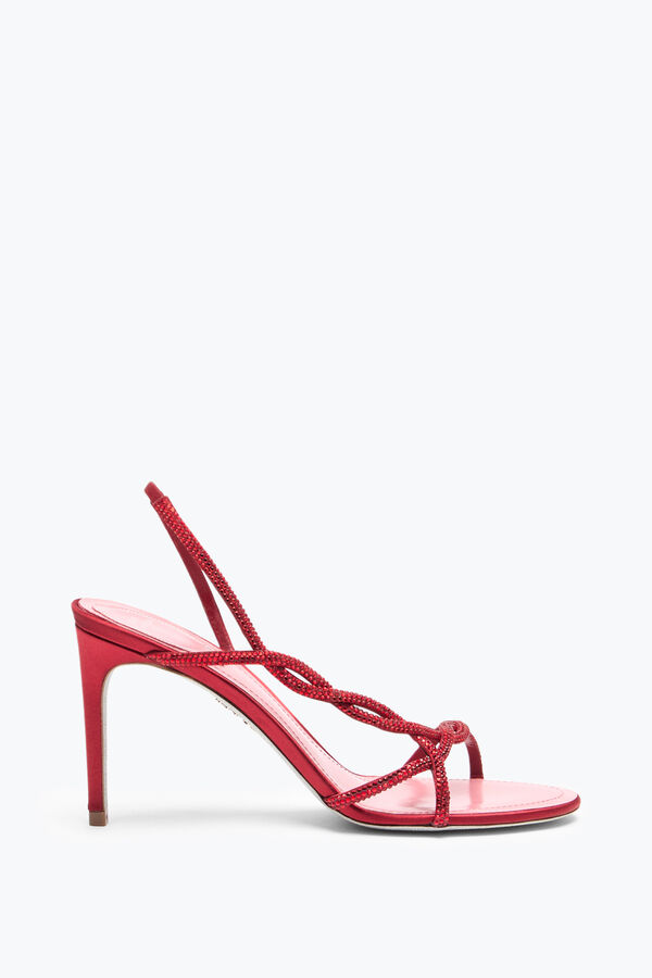 BRAID SANDALE IN ROT 80