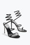 Sandale Cleo en daim noir 105