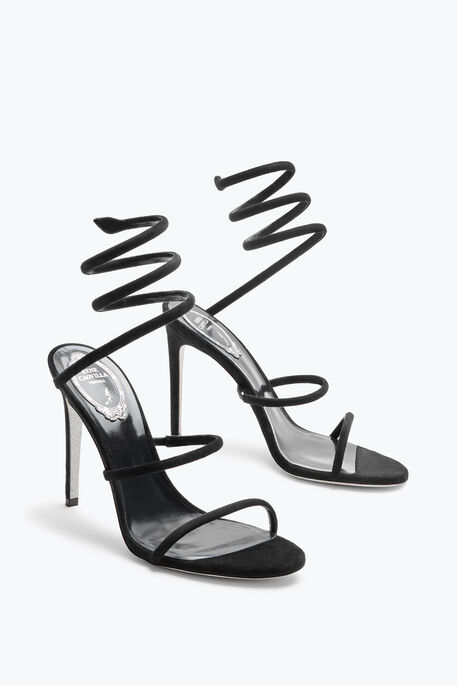 Cleo Black Suede Sandal 105 Cleo Black Suede Sandal 105