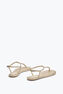 Diana 米色水晶凉鞋 10