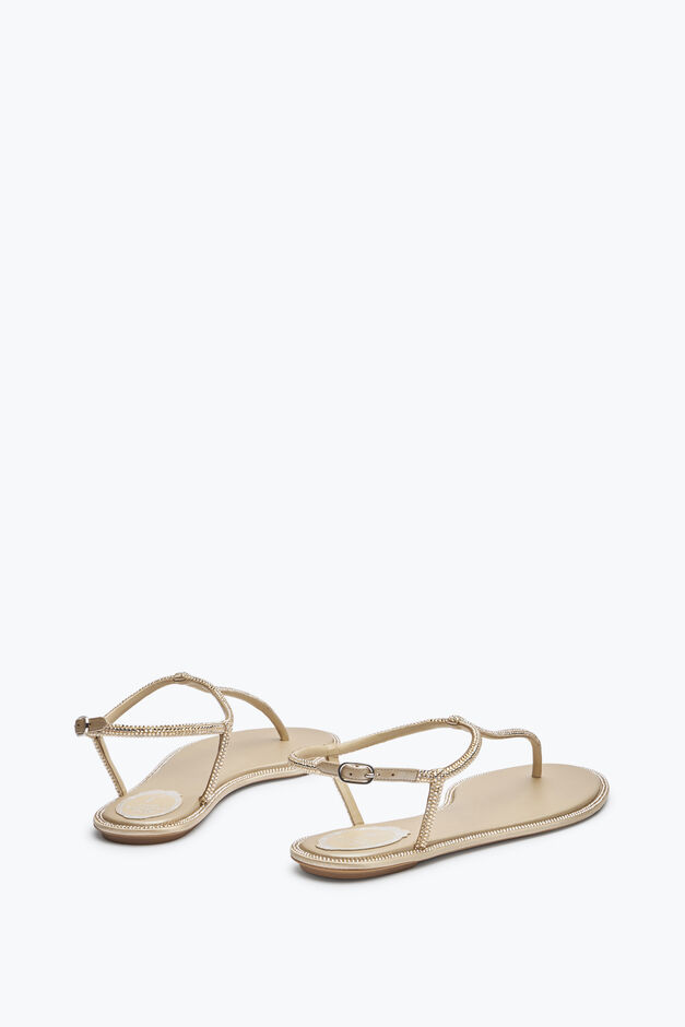 DIANA CRYSTAL BEIGE SANDAL 10 DIANA CRYSTAL BEIGE SANDAL 10
