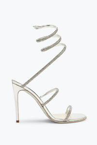 Cleo Crystal Silver Sandal 105