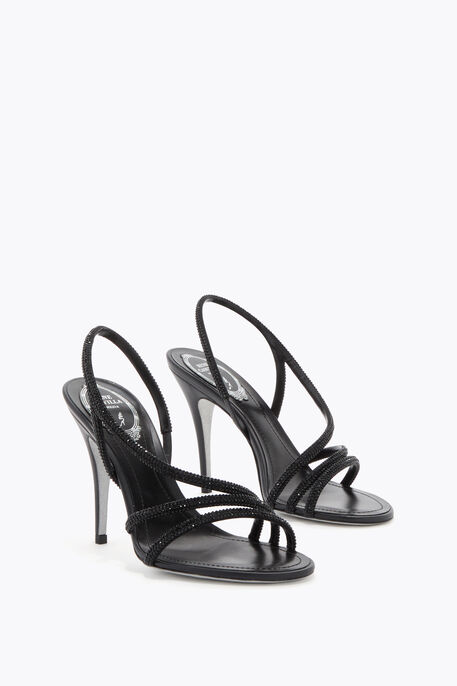 ERIN BLACK SANDAL 100