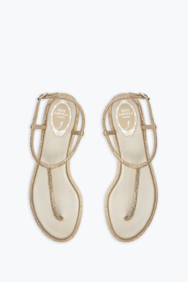 Diana Crystal Beige Sandal 10