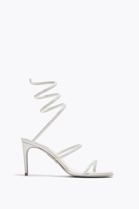 CLEO SANDALEN 80 IN WEISS