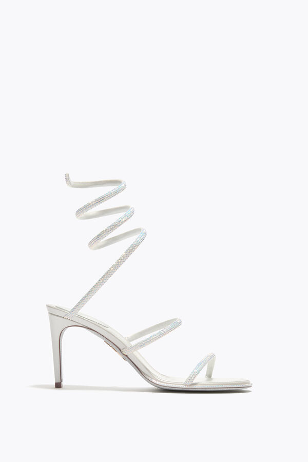CLEO SANDALEN 80 IN WEISS