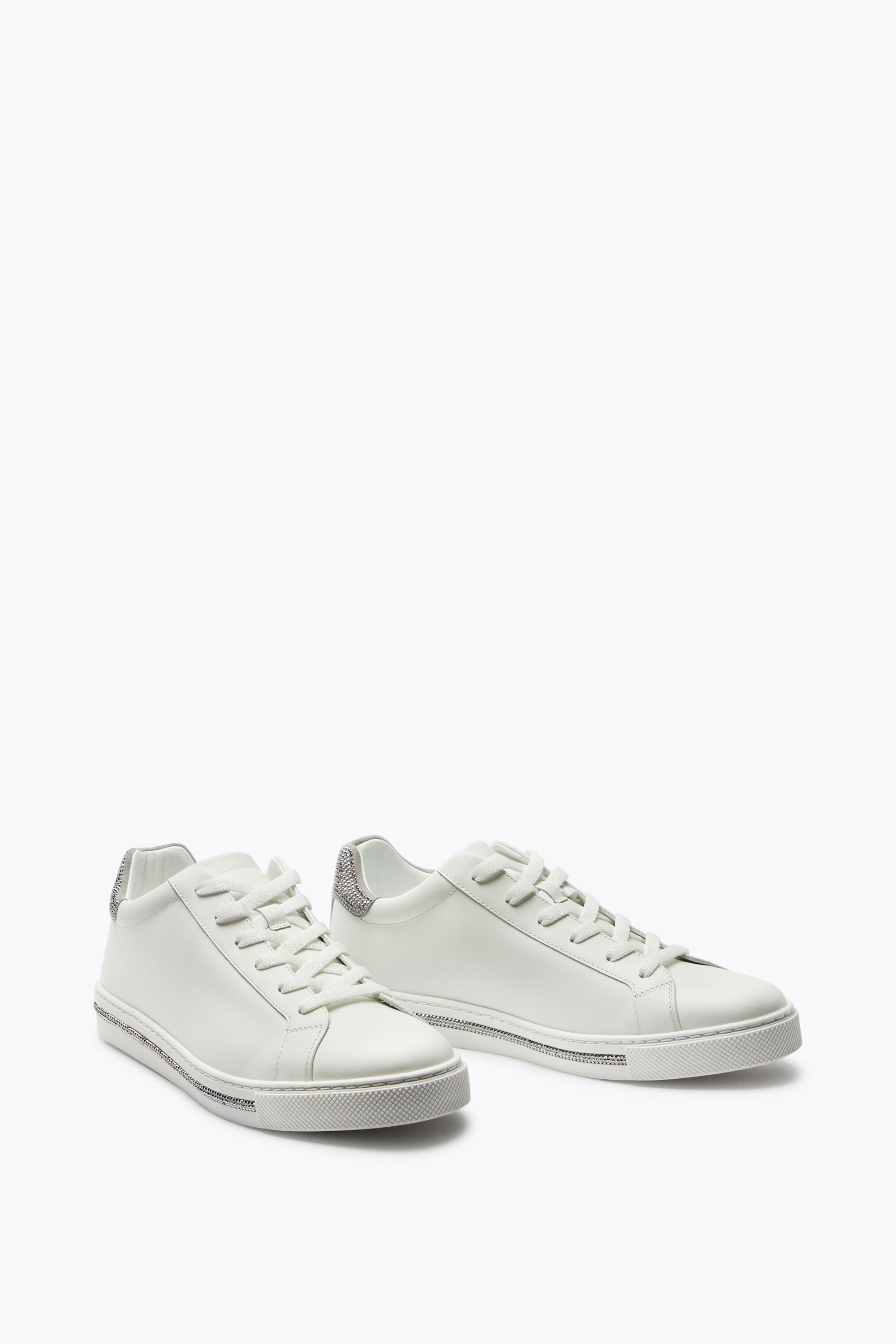 Designer trainers with glitter Jeweled shoes Caovilla