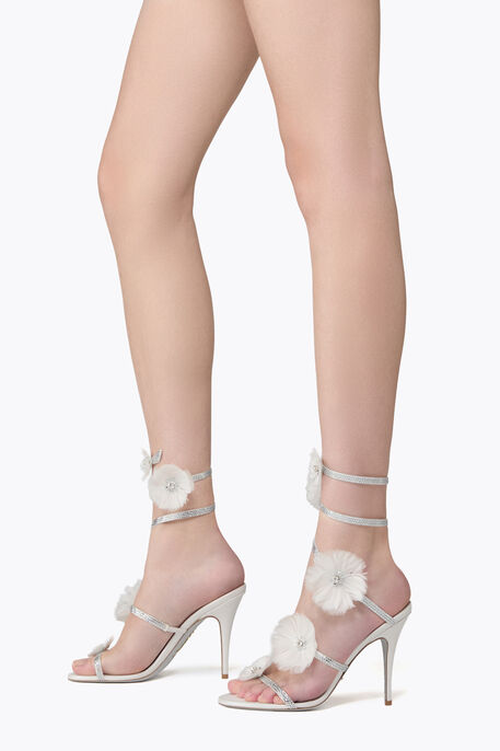JOLENE WHITE SANDAL 100