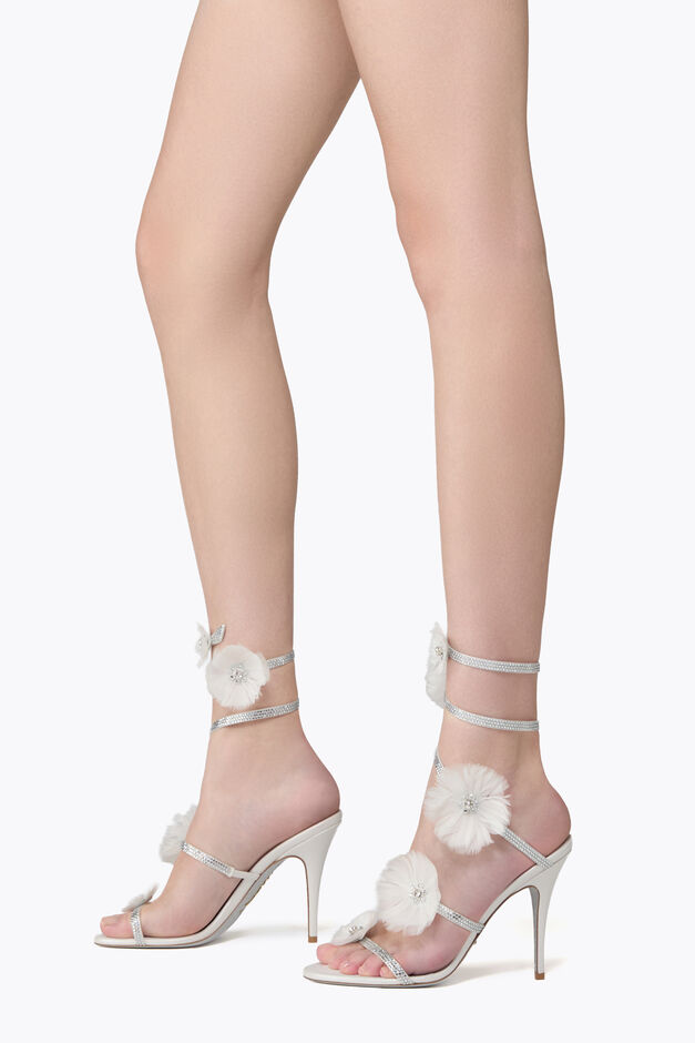 JOLENE WHITE SANDAL 100