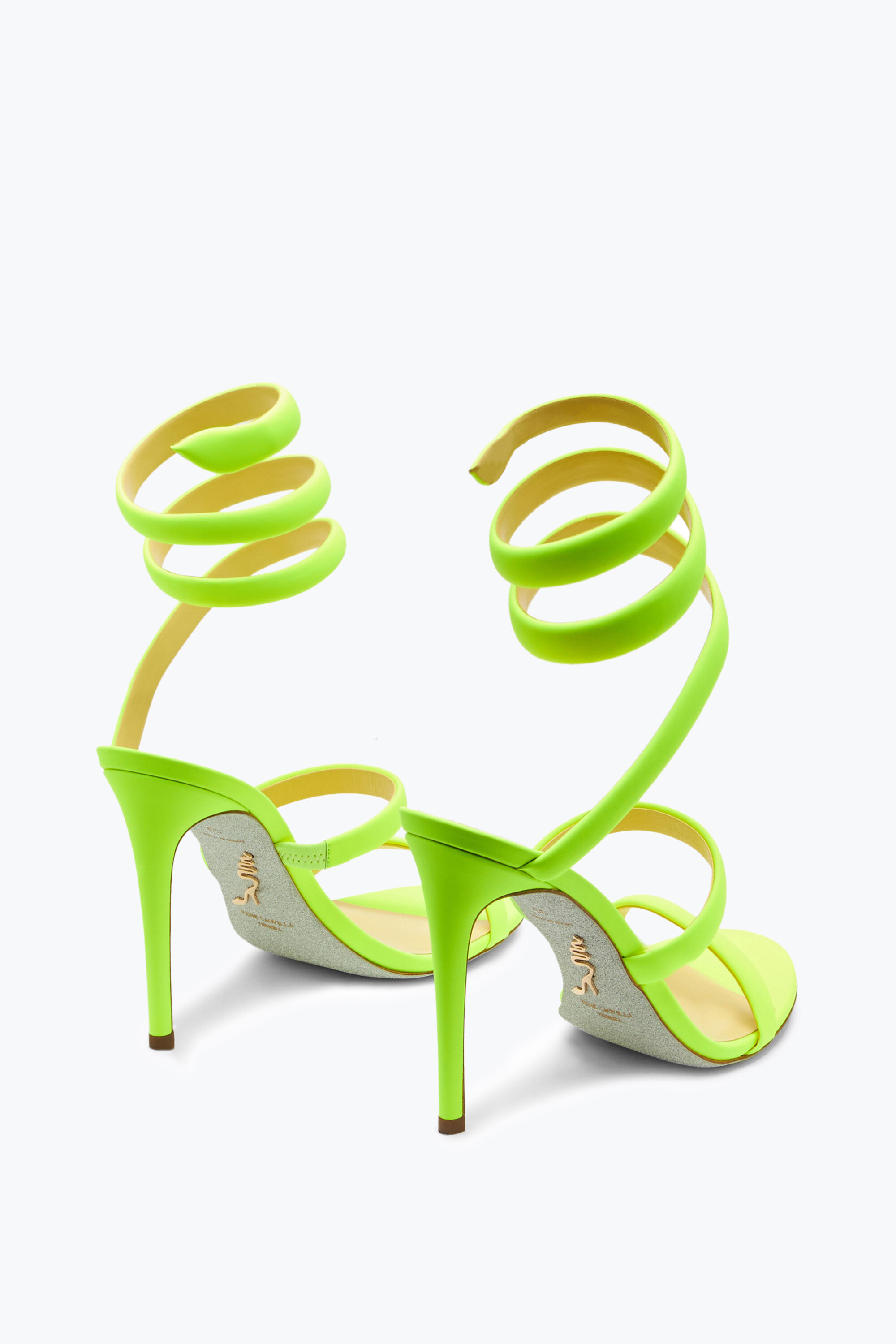 Green and yellow sandals shop