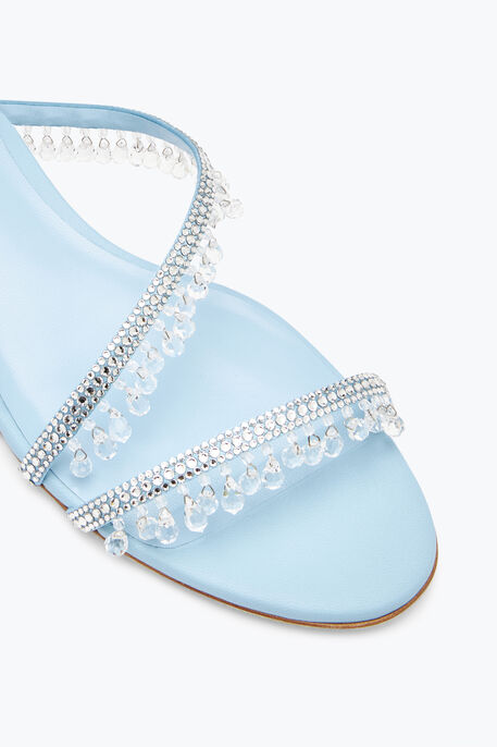 Chandelier Flat Light Blue Sandal 10 Chandelier Flat Light Blue Sandal 10