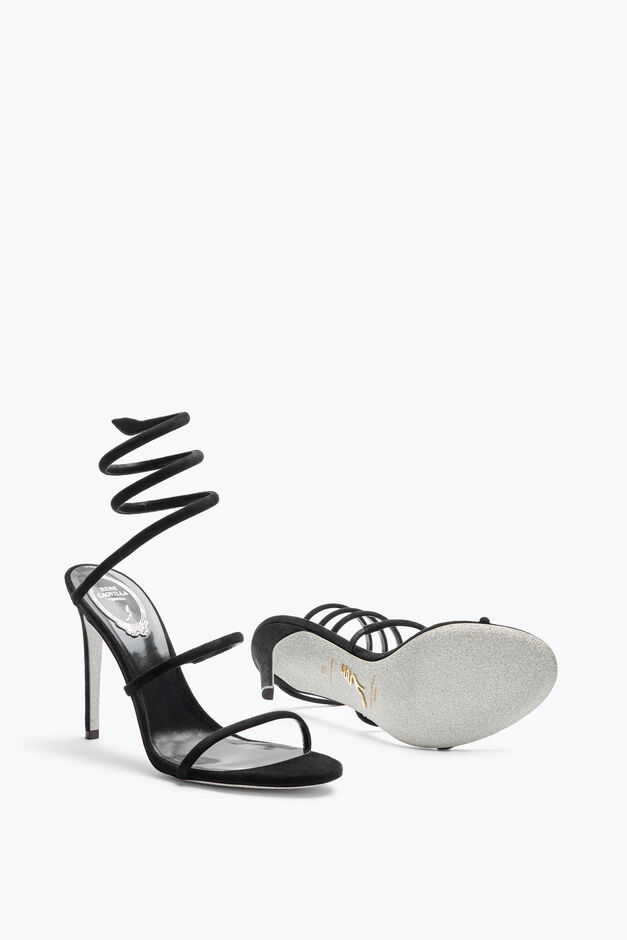 Cleo Black Suede Sandal 105 Cleo Black Suede Sandal 105