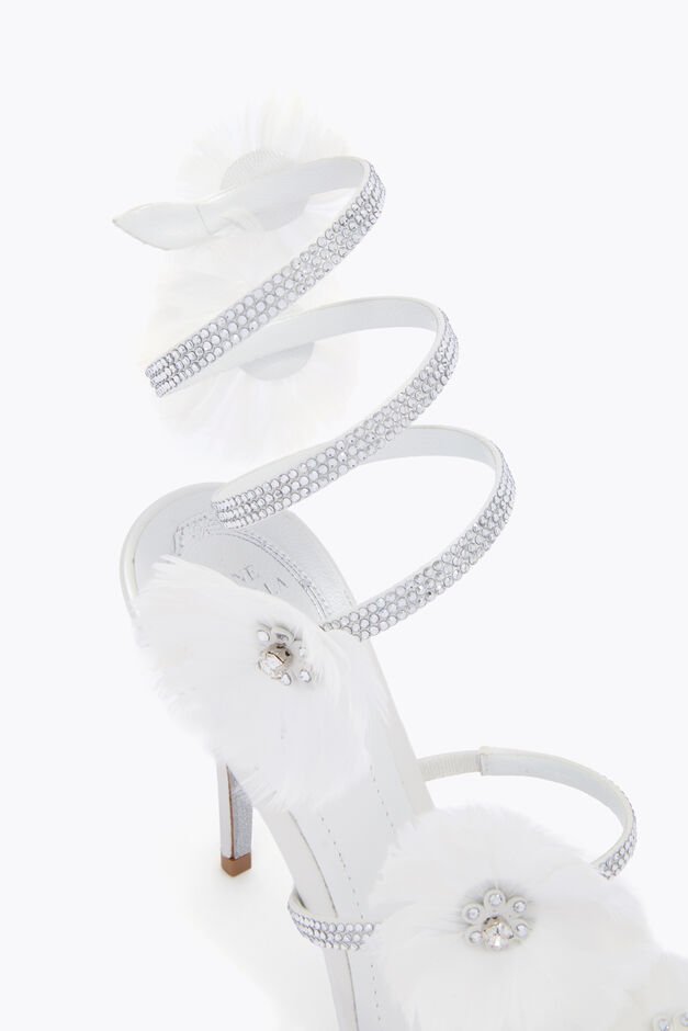 JOLENE WHITE SANDAL 100