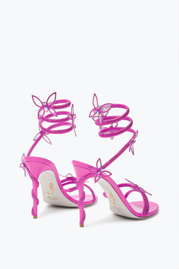 Margot Shocking Pink Butterfly Sandal 105