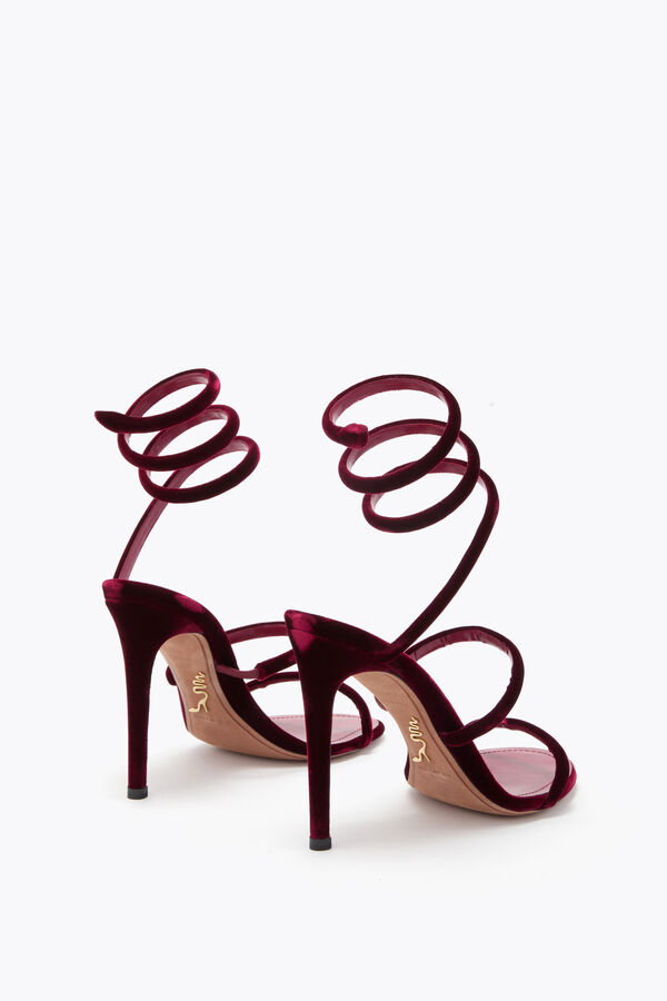 CLEO RUBY VELVET SANDAL 105