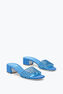 Ginger Sky-Blue Slider Sandal 40