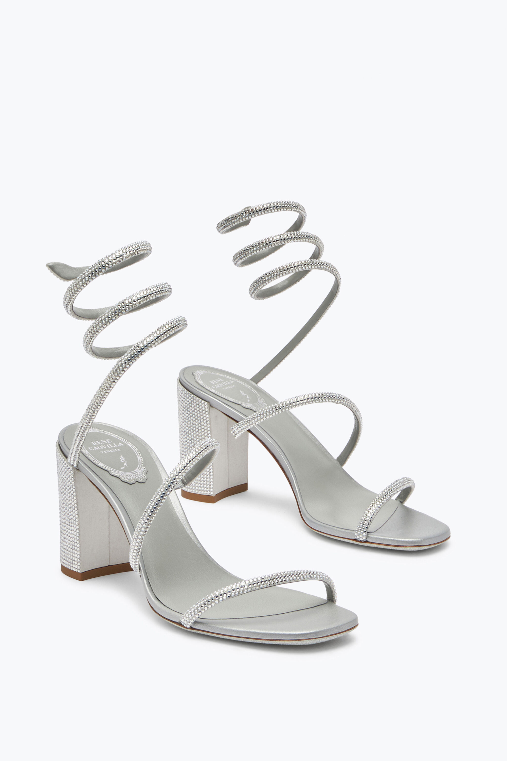 Gray shop strappy sandals