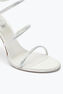 Sandalette Cleo Grau Mit Kristallen 105