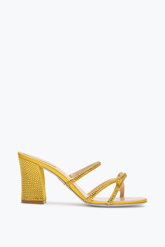 NICOLE YELLOW MULE 80