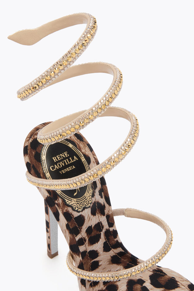 CLEO ANIMALIER PLATFORM SANDAL 130