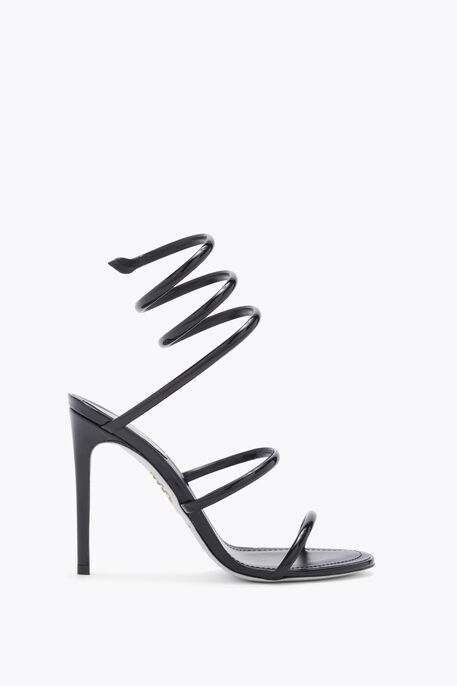 Cleo Metallic Black Sandal 105