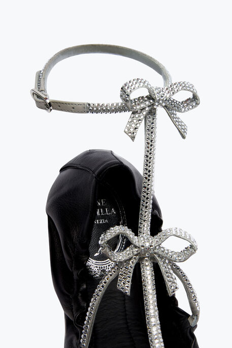 Caterina Black And Silver Ballerina 10